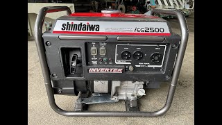 新ダイワ  IEG2500  インバーター発電機  動作確認