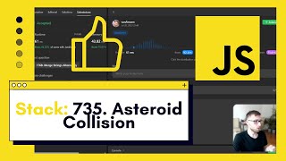 Master the Cosmos of Code: Solving LeetCode 735. Asteroid Collision Challenge in JavaScript!