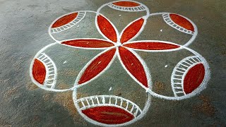 Chithirai 1special padikolam/easy muggulu/tamizh puthandu rangoli designs/smart \u0026 super rangoli