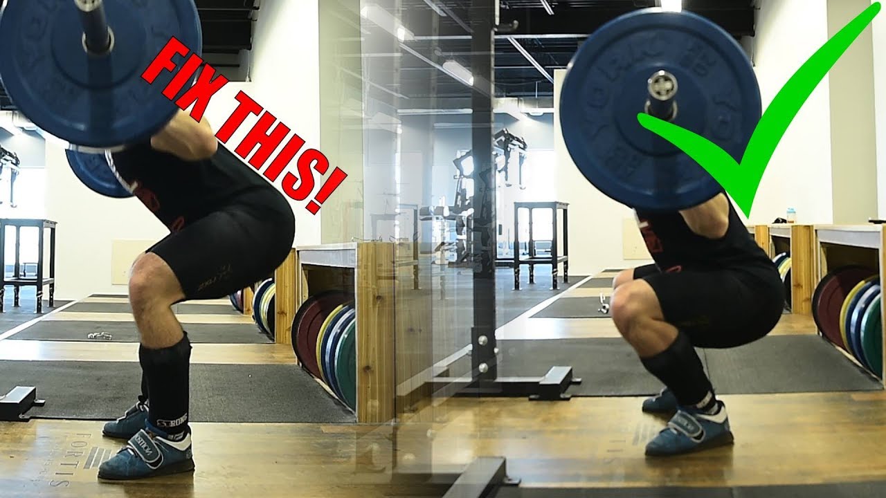 The BEST SQUAT Tip You AREN'T Doing (Fix Hips Shooting Back) - YouTube