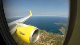 Nice Approach! TUIfly 737-800 Landing Menorca Mahon (GoPro)