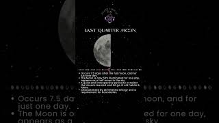 How To Work with the Last Quarter Moon Phase🌗: Reflection, Release, and Renewal