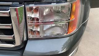 2011 GMC Sierra Low beam headlight change