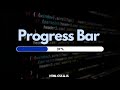 How to Make Progress Bar that Indicates Completion Percentage HTML CSS & JavaScript