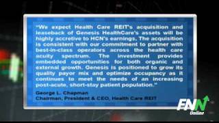 Health Care REIT Announced It Will Acquire Genesis Healthcare's Assets For $2.4 Billion