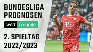 Bundesliga Tipps 2. Spieltag 22/23 ⚽ Vorschau & Prognose