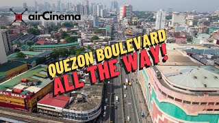 FROM QUEZON BRIDGE UP TO LERMA STREET! QUEZON BOULEVARD | AIR CINEMA VLOG #01