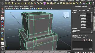 0307 Maya 2011 (Extrude and Loops).mov