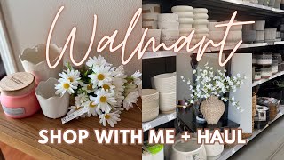 WALMART EARLY SPRING SHOP WITH ME | Spring Home Decor Haul + Styling Ideas 2025