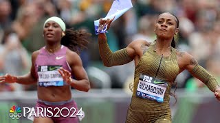 HERE COMES SHA'CARRI...Richardson prevails in first 100m of Olympic year at Pre Classic | NBC Sports