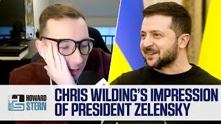 Chris Wilding's Spot-On Impression of President Zelensky
