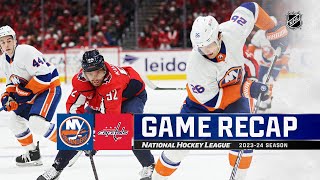 Islanders @ Capitals 12/20 | NHL Highlights 2023