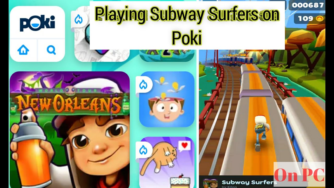 Playing Subway-Surfers Online On Poki | PC Gameplay | By S.Gamingz ...