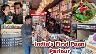 INDIA'S FIRST PAAN PARLOUR Yamu's Panchayat Special Pan || Connaught Place || Foodies street