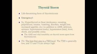 Thyroid Storm - CRASH! Medical Review Series