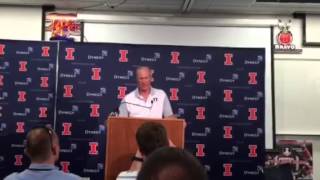 Illini coach Bill Cubit on what his first victory means to him