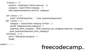 Learn Lambda Functions by Building an Expense Tracker | Python Beta Cert | Step 43