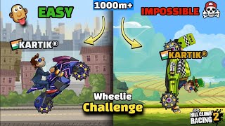This F1 WHEELIE challenge is Impossible🤕 | 5 HARD CHALLENGES #7 | Hill Climb Racing 2