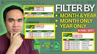 Google Sheets FILTER by Month & Year 📊 (Easy Dynamic Formula Tutorial)