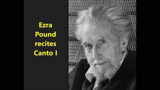 Ezra Pound recites Canto 1 ("And then went down to the ship..."}