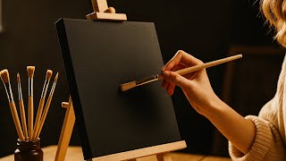 I Started With a Black Canvas… What Happened Next Is Stunning!