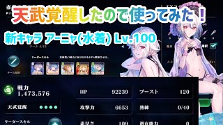 【エバーテイル】天武覚醒したLv.100 アーニャ(水着)使ってみた！ オート編成【Evertale】