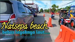 Ambon MotoVlog | Natsepa beach.. saat otak butuh liburan 😂‼️