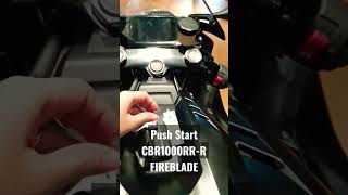 กุญแจ CBR1000RR-R : ก็ Push Start ไปเลยสิครับ..