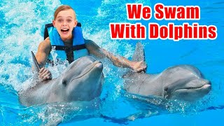 We Swam With Dolphins! Surprise Birthday for Jack and Jazzy!