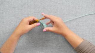 Herringbone Half Double Crochet Left-Handed Tutorial