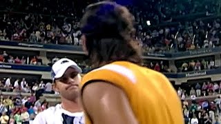 Andy Roddick vs Rafael Nadal 2004 US Open R2 Highlights