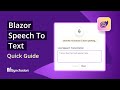 Blazor Speech To Text: The Ultimate Feature Walkthrough