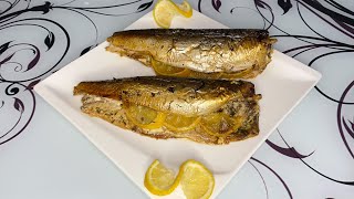 Скумрия на фурна с лимонов дресинг | Oven-Baked Mackerel with Lemon Dressing | Скумбрия с лимоном