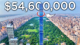 Inside a $54,600,000 Billionaires Row NYC Penthouse with Amazing City Views!