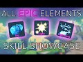 Ice, Lightning & Light Skills Showcase! | Elemental Dungeons