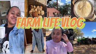 FARM LIFE VLOG: SKINCARE UPDARE|HOMESTEAD LIVING IN NAMIBIA|HOW I MAKE MELKPAP|ROOSTERBROOD MAKING