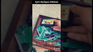 Old Video Games 😍😭 (Cassette) Green chip 100 in one #bachpaneditions #shorts #childhood