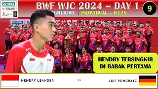 HENDRY LEANDER VS LUIS PONGRATZ | BWF WORLD JUNIOR CHAMPIONSHIPS 2024 DAY 1 | ROUND OF 128