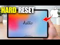 How To Hard Reset iPad To Factory Settings