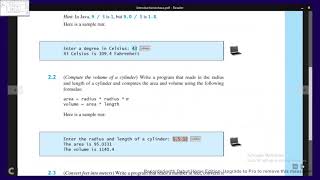 Introduction To Java Programming -Exercise 2 2c