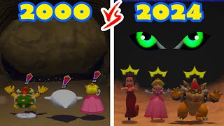 Super Mario Party Jamboree vs Mario Party Series - Pauline vs Peach vs All Bosses (CompareMinigames)