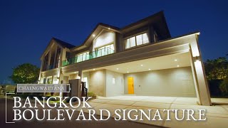 Bangkok Boulevard Signature-Chaengwattana [Luxurious House With Premium Interior for Sale]0869922735