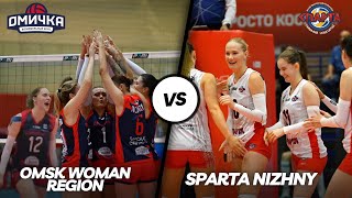 Omsk Woman Vs Sparta Nizhny Volleyball Highlights Women's Pari Super League 2024