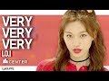 I.O.I - Very Very Very: Center distribution (RANKING)