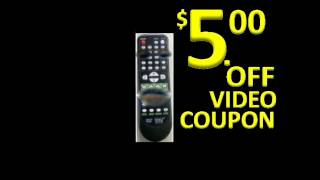 Original Sylvania NF603UD Remote for TV/DVD, www.electronicadventure.com  $5 Off Coupon