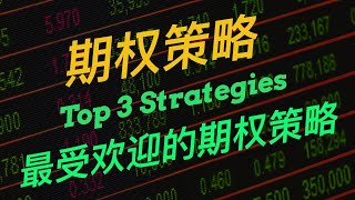 新手最受欢迎的三种期权策略 | Top Three Option Strategies