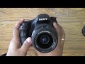 sony alpha slt a58 review complete in depth hands on full hd