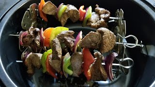 Air Fryer Shish Kabobs Gourmia GTA2800 WiFi AirFryer