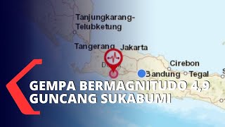 Gempa Di Sukabumi Berpusat 23 KM Timur Laut Kota Pelabuhan Ratu