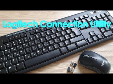 Re-Program your keyboard & mouse receiver with Logitech Connection Utility